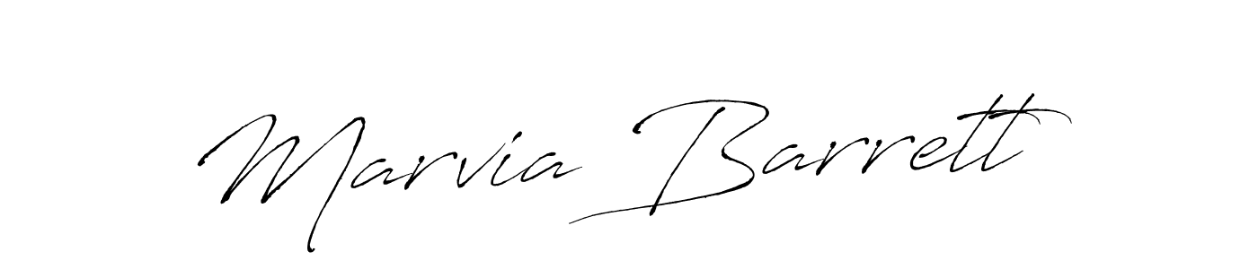 Antro_Vectra is a professional signature style that is perfect for those who want to add a touch of class to their signature. It is also a great choice for those who want to make their signature more unique. Get Marvia Barrett name to fancy signature for free. Marvia Barrett signature style 6 images and pictures png