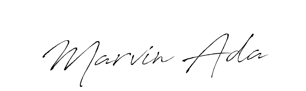 How to make Marvin Ada signature? Antro_Vectra is a professional autograph style. Create handwritten signature for Marvin Ada name. Marvin Ada signature style 6 images and pictures png