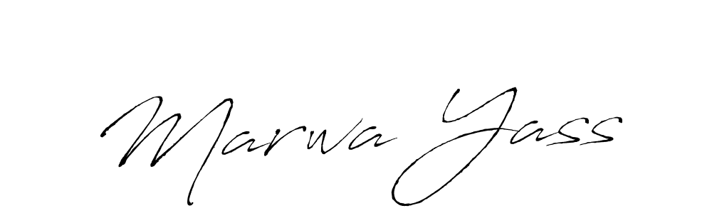 Also we have Marwa Yass name is the best signature style. Create professional handwritten signature collection using Antro_Vectra autograph style. Marwa Yass signature style 6 images and pictures png