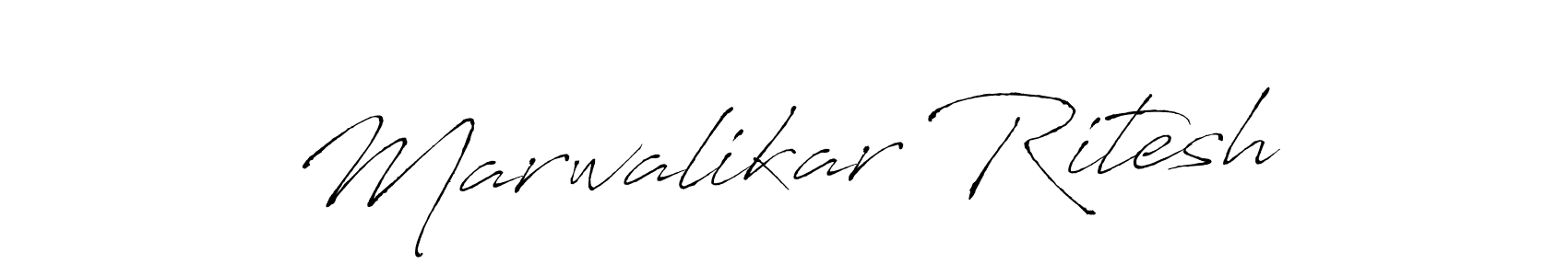 The best way (Antro_Vectra) to make a short signature is to pick only two or three words in your name. The name Marwalikar Ritesh include a total of six letters. For converting this name. Marwalikar Ritesh signature style 6 images and pictures png