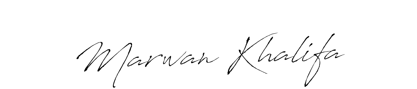 Design your own signature with our free online signature maker. With this signature software, you can create a handwritten (Antro_Vectra) signature for name Marwan Khalifa. Marwan Khalifa signature style 6 images and pictures png