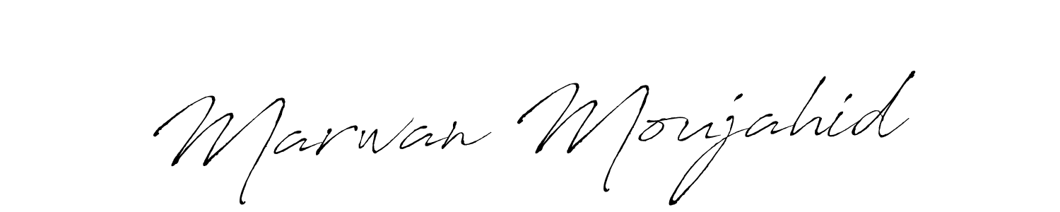 Also we have Marwan Moujahid name is the best signature style. Create professional handwritten signature collection using Antro_Vectra autograph style. Marwan Moujahid signature style 6 images and pictures png
