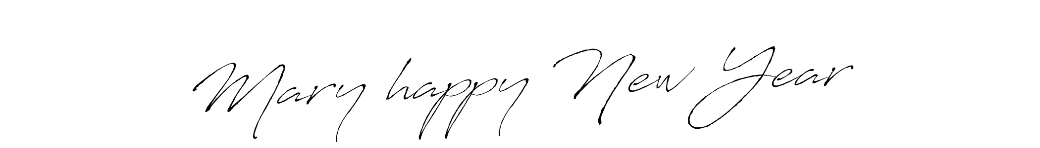 You should practise on your own different ways (Antro_Vectra) to write your name (Mary，happy New Year) in signature. don't let someone else do it for you. Mary，happy New Year signature style 6 images and pictures png