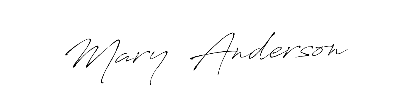 It looks lik you need a new signature style for name Mary  Anderson. Design unique handwritten (Antro_Vectra) signature with our free signature maker in just a few clicks. Mary  Anderson signature style 6 images and pictures png