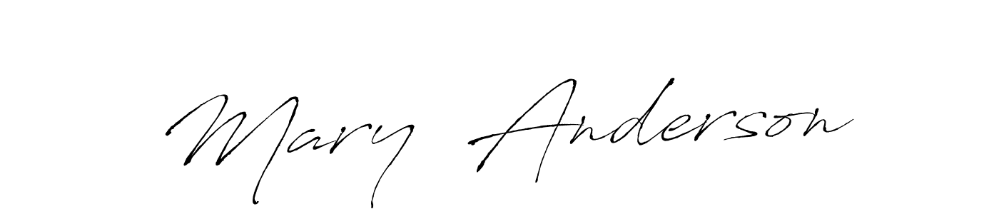 You can use this online signature creator to create a handwritten signature for the name Mary  Anderson. This is the best online autograph maker. Mary  Anderson signature style 6 images and pictures png