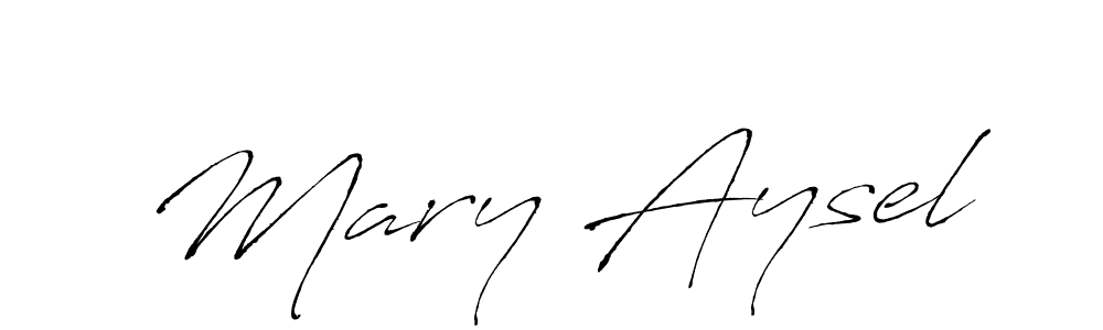 Use a signature maker to create a handwritten signature online. With this signature software, you can design (Antro_Vectra) your own signature for name Mary Aysel. Mary Aysel signature style 6 images and pictures png