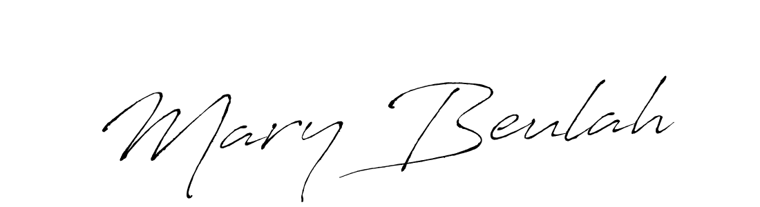 Design your own signature with our free online signature maker. With this signature software, you can create a handwritten (Antro_Vectra) signature for name Mary Beulah. Mary Beulah signature style 6 images and pictures png