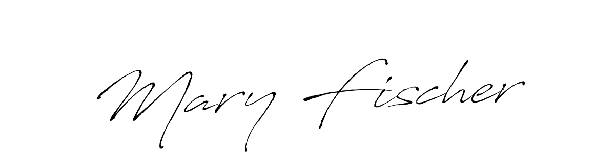 Mary Fischer stylish signature style. Best Handwritten Sign (Antro_Vectra) for my name. Handwritten Signature Collection Ideas for my name Mary Fischer. Mary Fischer signature style 6 images and pictures png