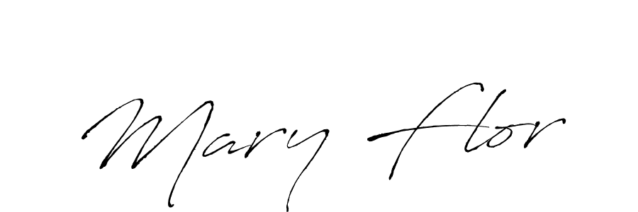 Create a beautiful signature design for name Mary Flor. With this signature (Antro_Vectra) fonts, you can make a handwritten signature for free. Mary Flor signature style 6 images and pictures png