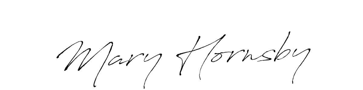 How to make Mary Hornsby name signature. Use Antro_Vectra style for creating short signs online. This is the latest handwritten sign. Mary Hornsby signature style 6 images and pictures png