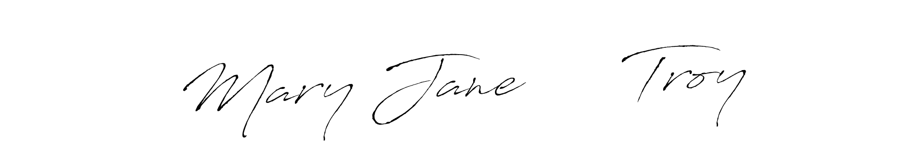 Design your own signature with our free online signature maker. With this signature software, you can create a handwritten (Antro_Vectra) signature for name Mary Jane      Troy. Mary Jane      Troy signature style 6 images and pictures png