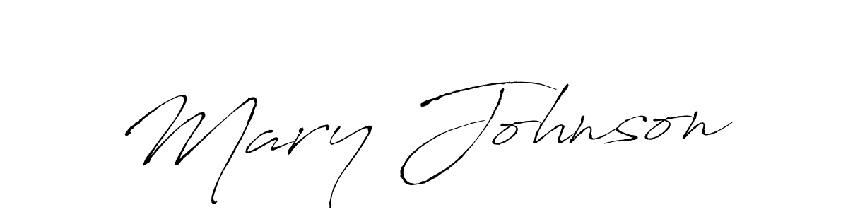 Make a beautiful signature design for name Mary Johnson. With this signature (Antro_Vectra) style, you can create a handwritten signature for free. Mary Johnson signature style 6 images and pictures png