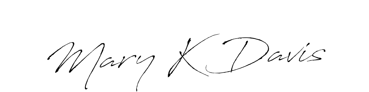 The best way (Antro_Vectra) to make a short signature is to pick only two or three words in your name. The name Mary K Davis include a total of six letters. For converting this name. Mary K Davis signature style 6 images and pictures png