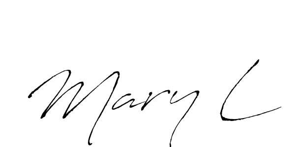 Once you've used our free online signature maker to create your best signature Antro_Vectra style, it's time to enjoy all of the benefits that Mary L name signing documents. Mary L signature style 6 images and pictures png