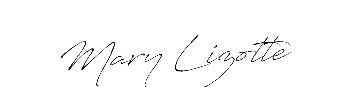 Mary Lizotte stylish signature style. Best Handwritten Sign (Antro_Vectra) for my name. Handwritten Signature Collection Ideas for my name Mary Lizotte. Mary Lizotte signature style 6 images and pictures png