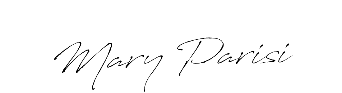 Design your own signature with our free online signature maker. With this signature software, you can create a handwritten (Antro_Vectra) signature for name Mary Parisi. Mary Parisi signature style 6 images and pictures png