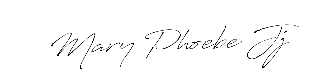 Create a beautiful signature design for name Mary Phoebe Jj. With this signature (Antro_Vectra) fonts, you can make a handwritten signature for free. Mary Phoebe Jj signature style 6 images and pictures png