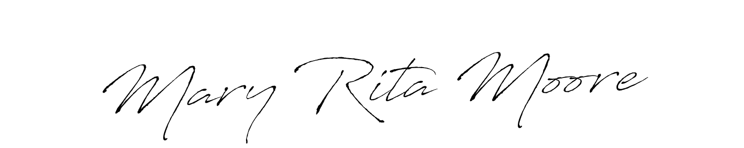 Use a signature maker to create a handwritten signature online. With this signature software, you can design (Antro_Vectra) your own signature for name Mary Rita Moore. Mary Rita Moore signature style 6 images and pictures png