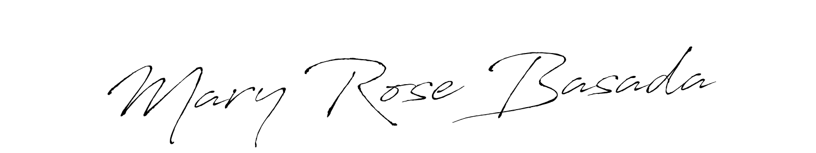 Design your own signature with our free online signature maker. With this signature software, you can create a handwritten (Antro_Vectra) signature for name Mary Rose Basada. Mary Rose Basada signature style 6 images and pictures png