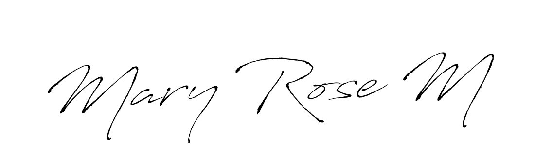 if you are searching for the best signature style for your name Mary Rose M. so please give up your signature search. here we have designed multiple signature styles  using Antro_Vectra. Mary Rose M signature style 6 images and pictures png