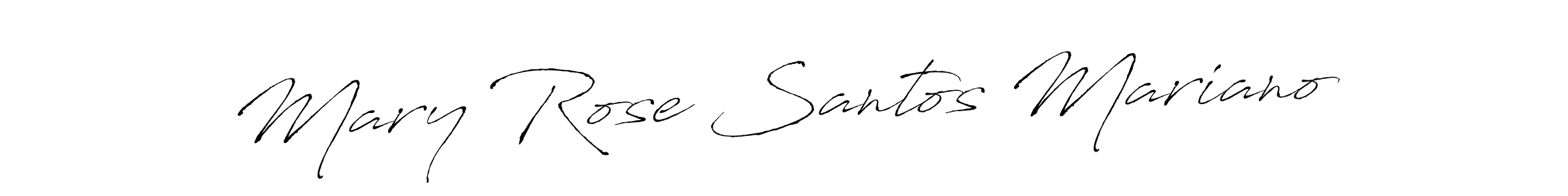 It looks lik you need a new signature style for name Mary Rose Santos Mariano. Design unique handwritten (Antro_Vectra) signature with our free signature maker in just a few clicks. Mary Rose Santos Mariano signature style 6 images and pictures png