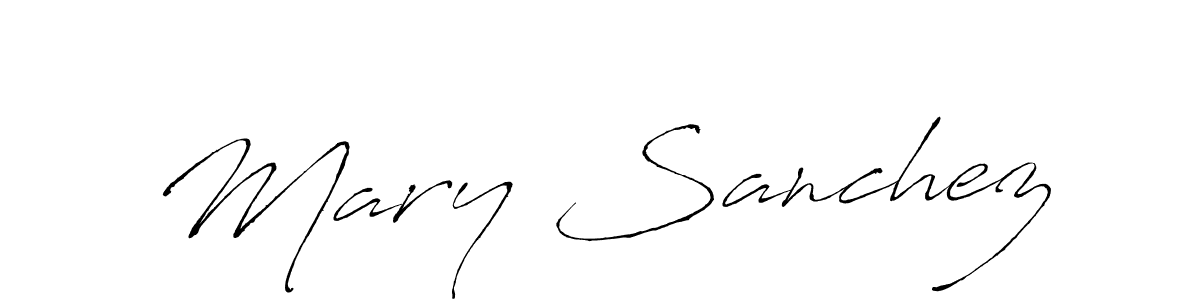 You should practise on your own different ways (Antro_Vectra) to write your name (Mary Sanchez) in signature. don't let someone else do it for you. Mary Sanchez signature style 6 images and pictures png