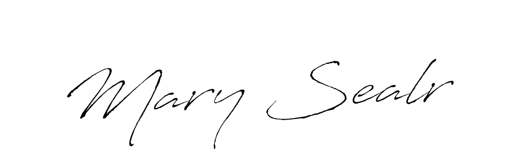 Mary Sealr stylish signature style. Best Handwritten Sign (Antro_Vectra) for my name. Handwritten Signature Collection Ideas for my name Mary Sealr. Mary Sealr signature style 6 images and pictures png