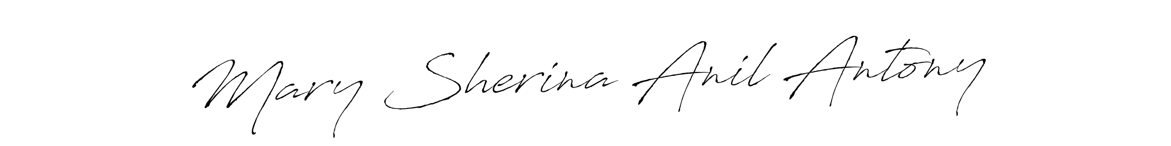 Make a beautiful signature design for name Mary Sherina Anil Antony. Use this online signature maker to create a handwritten signature for free. Mary Sherina Anil Antony signature style 6 images and pictures png