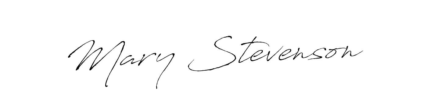 You should practise on your own different ways (Antro_Vectra) to write your name (Mary Stevenson) in signature. don't let someone else do it for you. Mary Stevenson signature style 6 images and pictures png