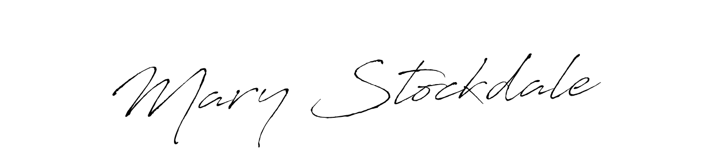 Mary Stockdale stylish signature style. Best Handwritten Sign (Antro_Vectra) for my name. Handwritten Signature Collection Ideas for my name Mary Stockdale. Mary Stockdale signature style 6 images and pictures png