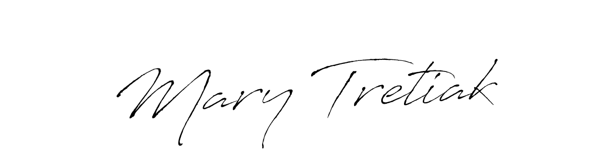 Mary Tretiak stylish signature style. Best Handwritten Sign (Antro_Vectra) for my name. Handwritten Signature Collection Ideas for my name Mary Tretiak. Mary Tretiak signature style 6 images and pictures png