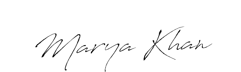 You can use this online signature creator to create a handwritten signature for the name Marya Khan. This is the best online autograph maker. Marya Khan signature style 6 images and pictures png