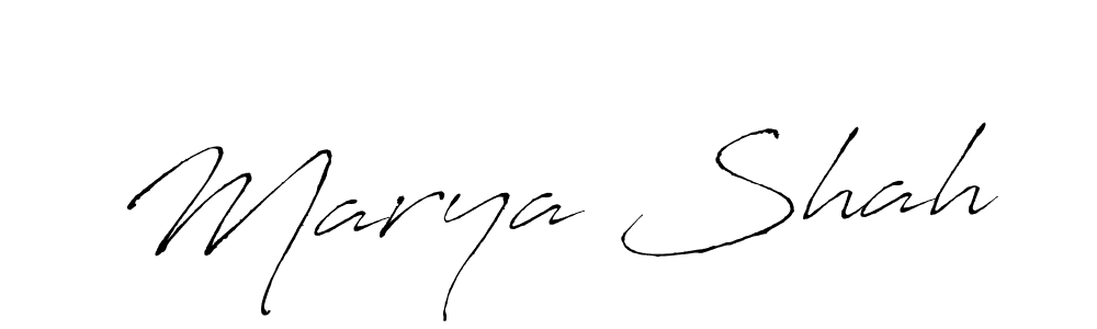 Antro_Vectra is a professional signature style that is perfect for those who want to add a touch of class to their signature. It is also a great choice for those who want to make their signature more unique. Get Marya Shah name to fancy signature for free. Marya Shah signature style 6 images and pictures png