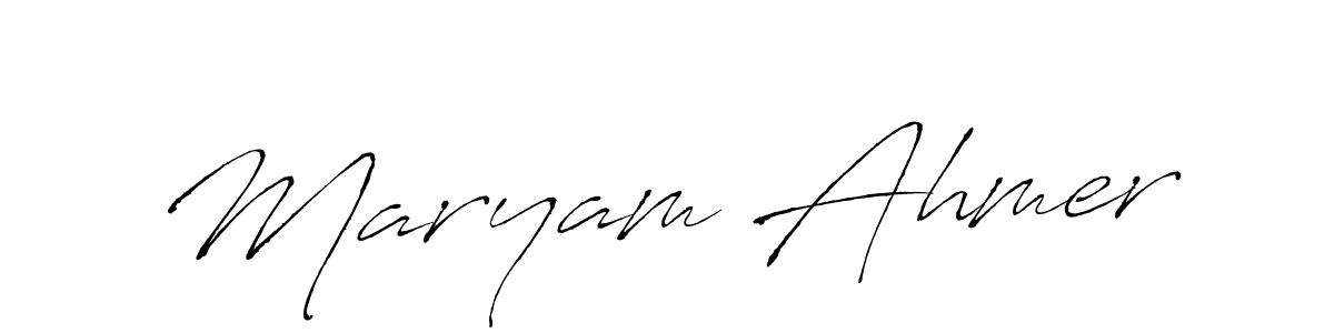 Make a beautiful signature design for name Maryam Ahmer. Use this online signature maker to create a handwritten signature for free. Maryam Ahmer signature style 6 images and pictures png