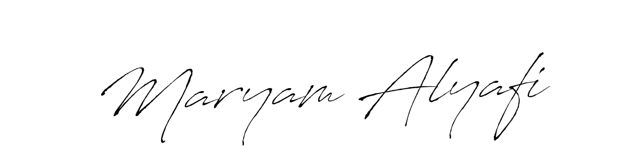 Antro_Vectra is a professional signature style that is perfect for those who want to add a touch of class to their signature. It is also a great choice for those who want to make their signature more unique. Get Maryam Alyafi name to fancy signature for free. Maryam Alyafi signature style 6 images and pictures png