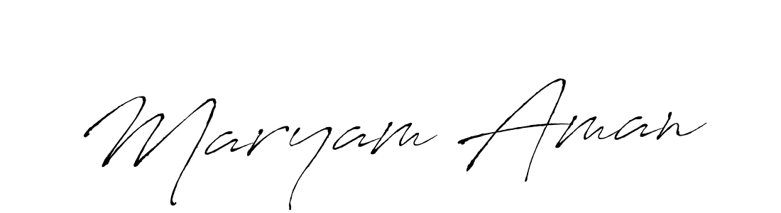 You should practise on your own different ways (Antro_Vectra) to write your name (Maryam Aman) in signature. don't let someone else do it for you. Maryam Aman signature style 6 images and pictures png