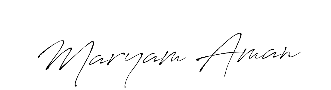 You should practise on your own different ways (Antro_Vectra) to write your name (Maryam Aman) in signature. don't let someone else do it for you. Maryam Aman signature style 6 images and pictures png