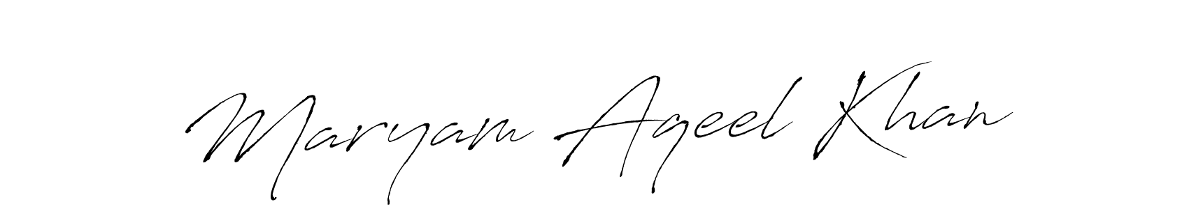 if you are searching for the best signature style for your name Maryam Aqeel Khan. so please give up your signature search. here we have designed multiple signature styles  using Antro_Vectra. Maryam Aqeel Khan signature style 6 images and pictures png