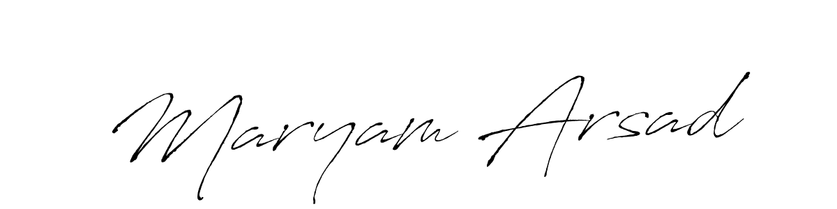 Use a signature maker to create a handwritten signature online. With this signature software, you can design (Antro_Vectra) your own signature for name Maryam Arsad. Maryam Arsad signature style 6 images and pictures png