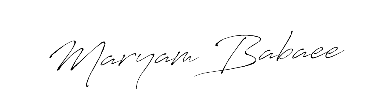 Make a beautiful signature design for name Maryam Babaee. Use this online signature maker to create a handwritten signature for free. Maryam Babaee signature style 6 images and pictures png