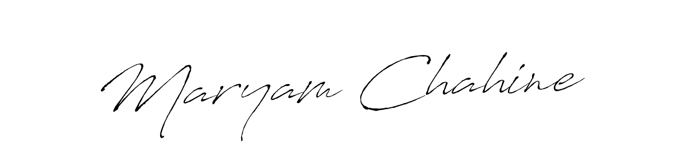 Also we have Maryam Chahine name is the best signature style. Create professional handwritten signature collection using Antro_Vectra autograph style. Maryam Chahine signature style 6 images and pictures png