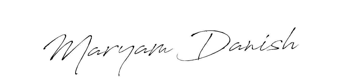 Best and Professional Signature Style for Maryam Danish. Antro_Vectra Best Signature Style Collection. Maryam Danish signature style 6 images and pictures png