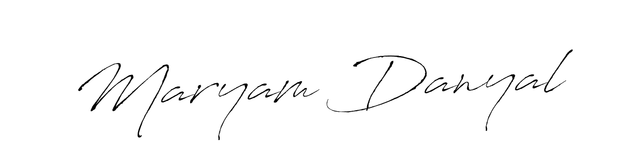 This is the best signature style for the Maryam Danyal name. Also you like these signature font (Antro_Vectra). Mix name signature. Maryam Danyal signature style 6 images and pictures png