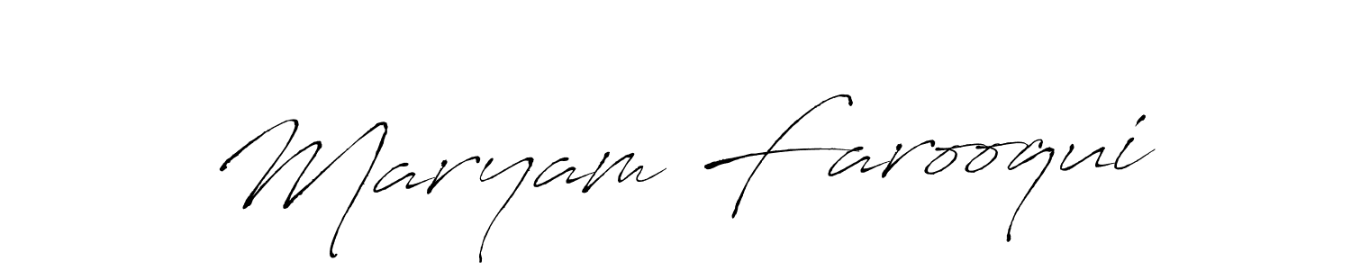 Make a beautiful signature design for name Maryam Farooqui. Use this online signature maker to create a handwritten signature for free. Maryam Farooqui signature style 6 images and pictures png