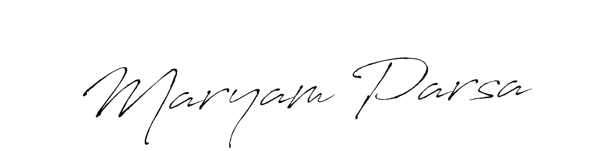 Also You can easily find your signature by using the search form. We will create Maryam Parsa name handwritten signature images for you free of cost using Antro_Vectra sign style. Maryam Parsa signature style 6 images and pictures png