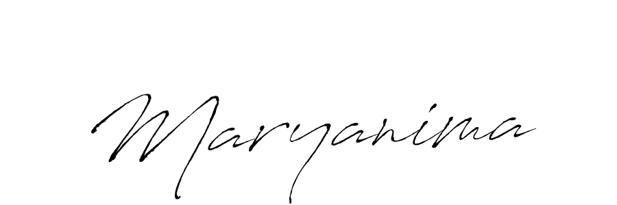 How to make Maryanima name signature. Use Antro_Vectra style for creating short signs online. This is the latest handwritten sign. Maryanima signature style 6 images and pictures png