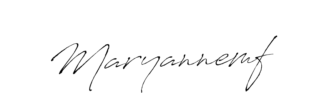 How to make Maryannemf name signature. Use Antro_Vectra style for creating short signs online. This is the latest handwritten sign. Maryannemf signature style 6 images and pictures png
