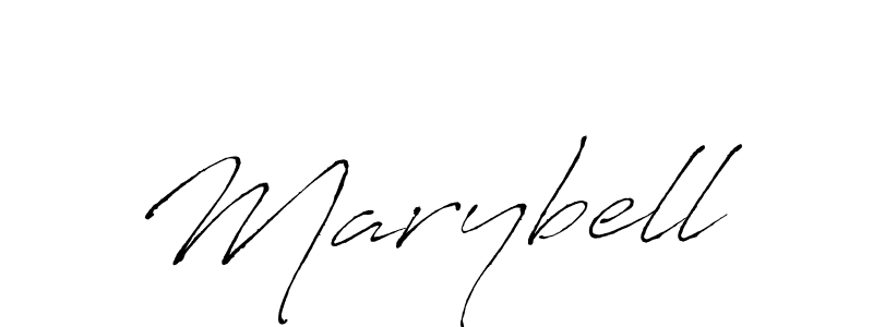 Marybell stylish signature style. Best Handwritten Sign (Antro_Vectra) for my name. Handwritten Signature Collection Ideas for my name Marybell. Marybell signature style 6 images and pictures png