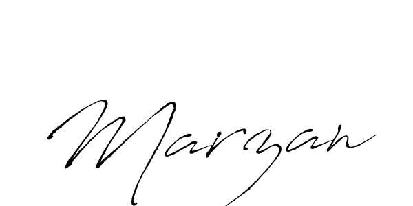 Design your own signature with our free online signature maker. With this signature software, you can create a handwritten (Antro_Vectra) signature for name Marzan. Marzan signature style 6 images and pictures png