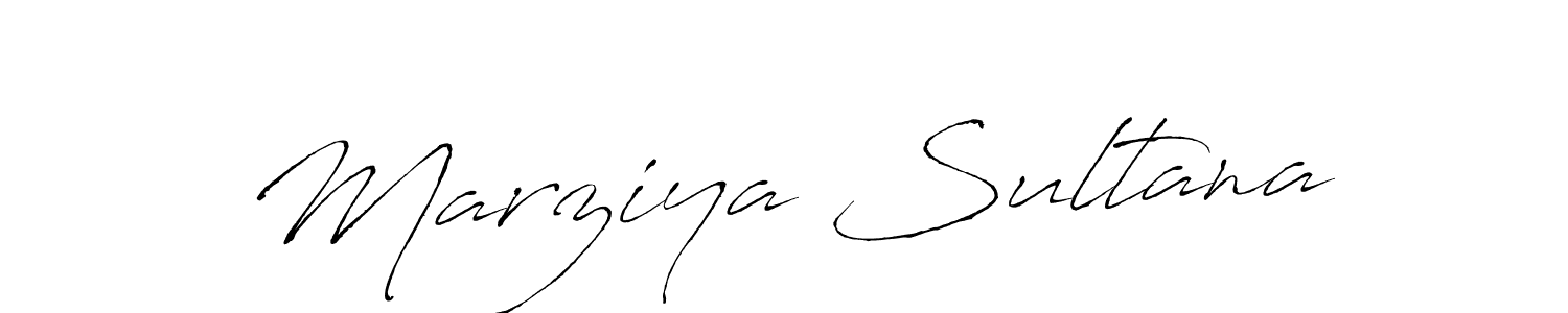 Also we have Marziya Sultana name is the best signature style. Create professional handwritten signature collection using Antro_Vectra autograph style. Marziya Sultana signature style 6 images and pictures png